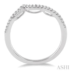 1/6 Ctw Round Cut Diamond Wedding Band in 14K White Gold