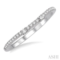 1/6 Ctw Round Cut Diamond Wedding Band in Platinum