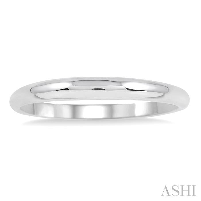 Wedding Band in 14K White Gold