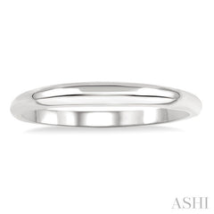 Wedding Band in 14K White Gold