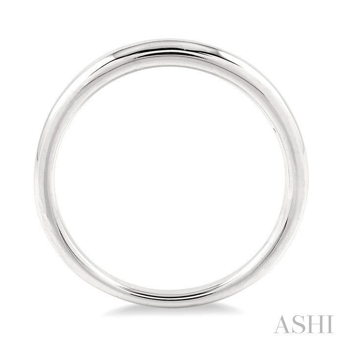 Wedding Band in 14K White Gold