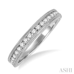1/3 Ctw Diamond Wedding Band in 14K White Gold