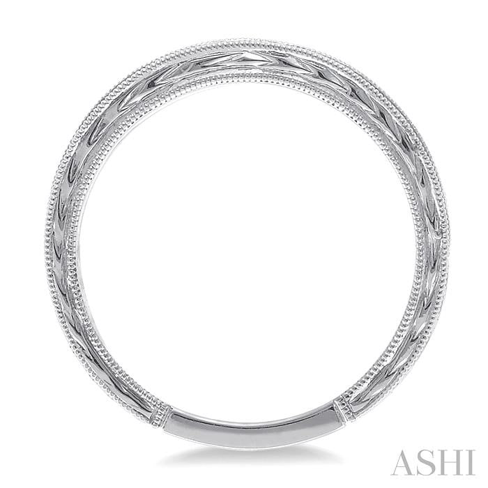 1/3 Ctw Diamond Wedding Band in 14K White Gold