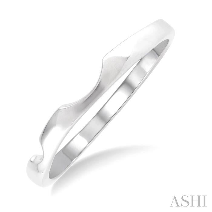 Wedding Band in 14K White Gold