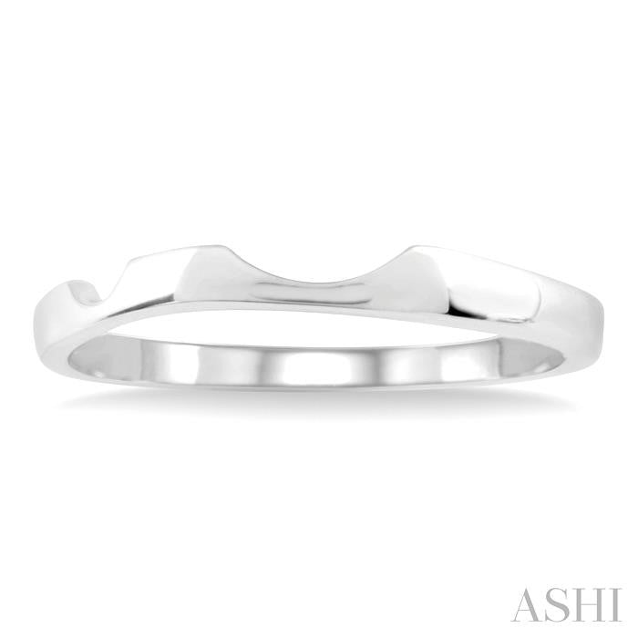 Wedding Band in 14K White Gold