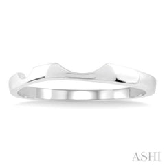 Wedding Band in 14K White Gold