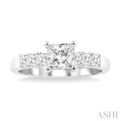 3/8 Ctw Diamond Semi-Mount Engagement Ring in 14K White Gold