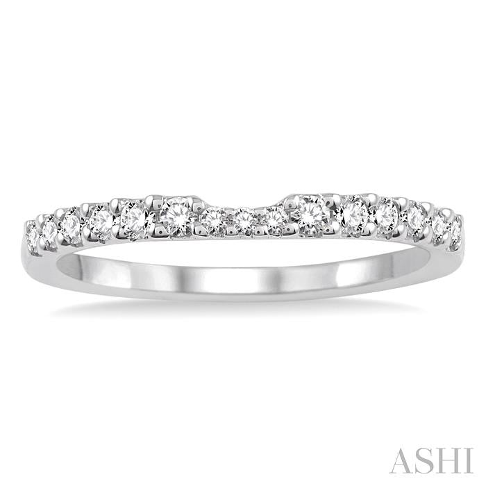1/3 Ctw Round Cut Diamond Wedding Band in Platinum