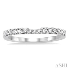 1/3 Ctw Round Cut Diamond Wedding Band in Platinum