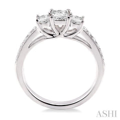 1/2 Ctw Diamond Semi-Mount Engagement Ring in 14K White Gold