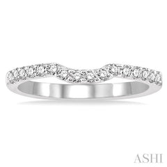 1/3 Ctw Round Cut Diamond Wedding Band in Platinum