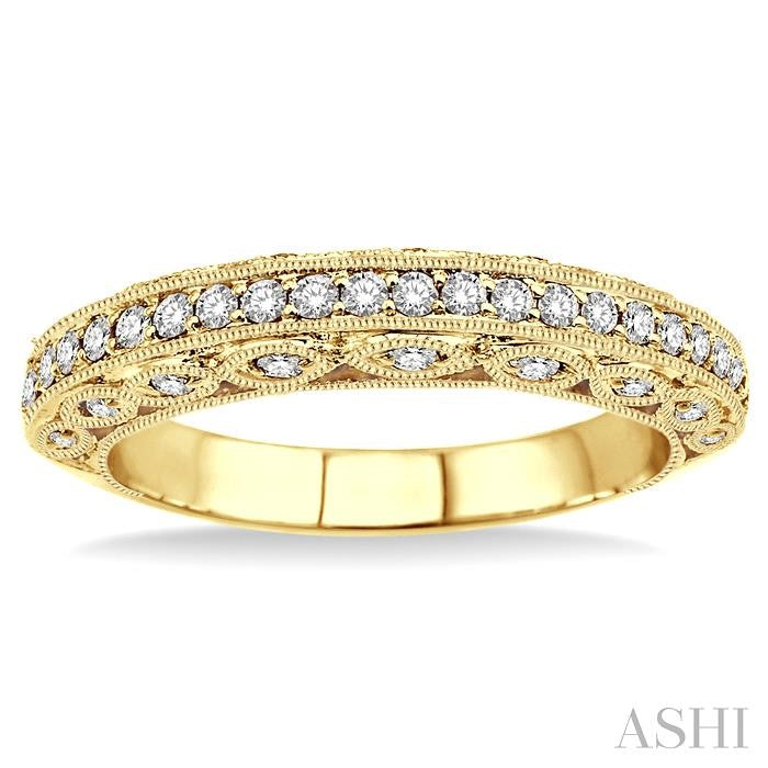 3/8 Ctw Diamond Matching Wedding Band in 14K Yellow Gold