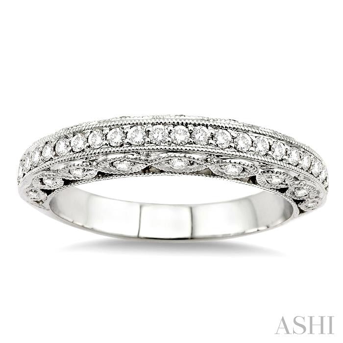 3/8 Ctw Diamond Matching Wedding Band in 14K White Gold