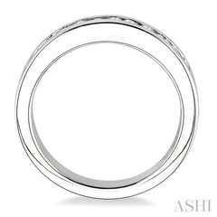 1/3 Ctw Round Cut Diamond Matching Wedding Band in 14K White Gold