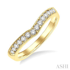 1/3 Ctw Diamond Matching Wedding Band in 14K Yellow Gold