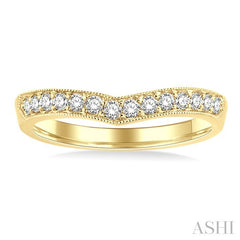 1/3 Ctw Diamond Matching Wedding Band in 14K Yellow Gold