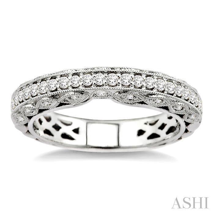 3/8 Ctw Diamond Matching Wedding Band in 14K White Gold