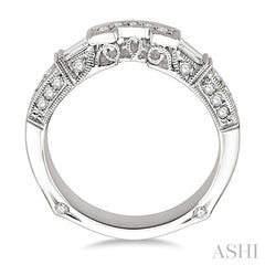 3/8 Ctw Diamond Matching Wedding Band in 14K White Gold