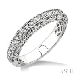 1/4 Ctw Diamond Matching Wedding Band in 14K White Gold