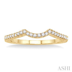 1/8 Ctw Diamond Matching Wedding Band in 14K Yellow Gold