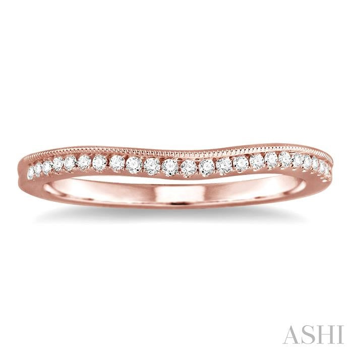 1/6 Ctw Diamond Matching Wedding Band in 14K Rose Gold