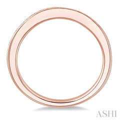 1/6 Ctw Diamond Matching Wedding Band in 14K Rose Gold