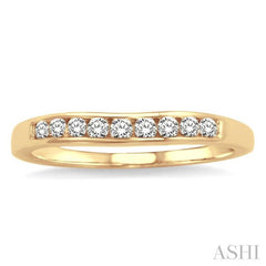 1/3 Ctw Round Diamond Matching Wedding Band in 14K Yellow Gold
