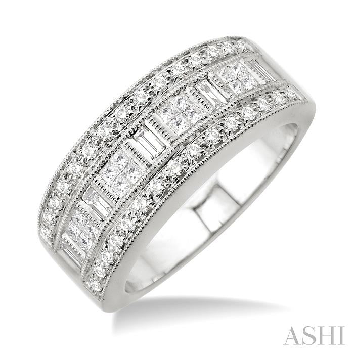 3/4 Ctw Diamond Band in 14K White Gold