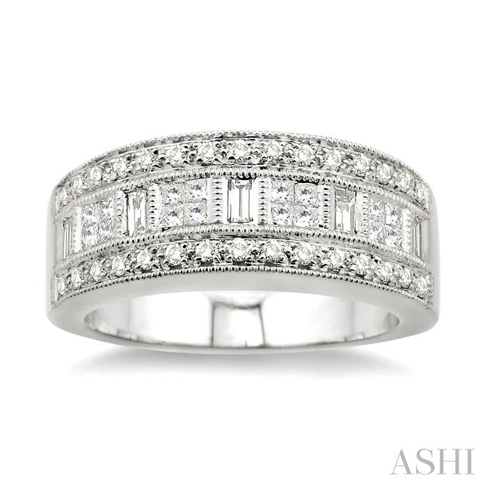 3/4 Ctw Diamond Band in 14K White Gold