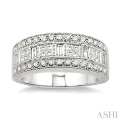3/4 Ctw Diamond Band in 14K White Gold