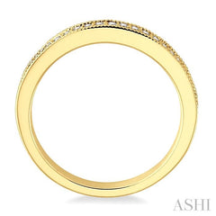 1/6 Ctw Round Cut Diamond Wedding Band in 14K Yellow Gold