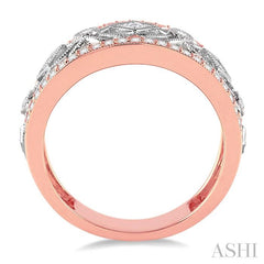 5/8 Ctw Diamond Fashion Ring in 14K Rose and White Gold