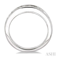 1/2 Ctw Princess Cut Diamond Matching Wedding Band in 14K White Gold