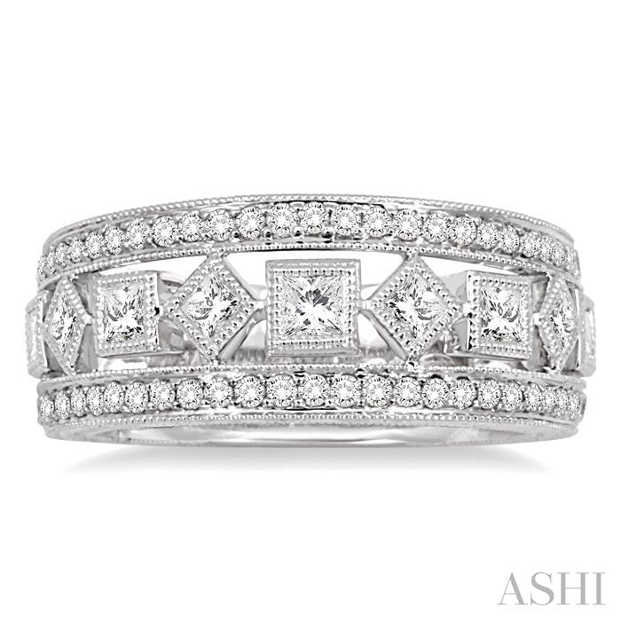 1 Ctw Diamond Fashion Band in 14K White Gold