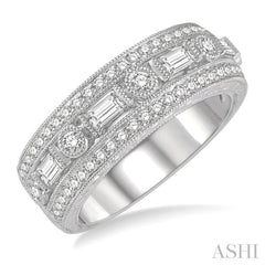 3/4 ctw Diamond Fashion ring in 14K White Gold