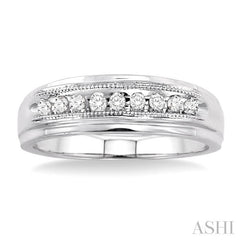 1/8 Ctw Round Cut Diamond Women's Ring in 14K White Gold