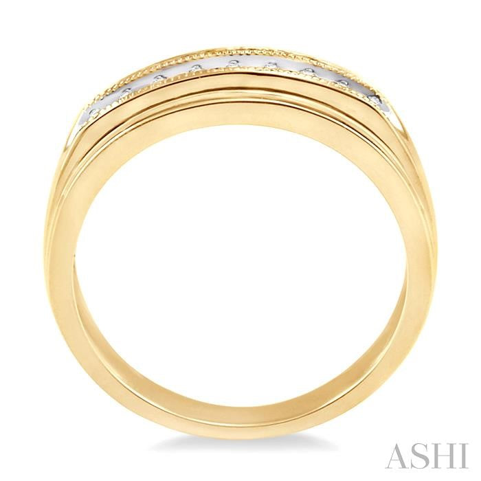 1/8 ctw Round Cut Diamond Women's Ring in 10K Yellow Gold