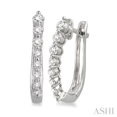 Journey Diamond Hoop Earrings