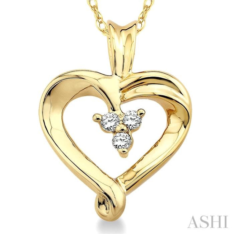 Heart Shape Diamond Fashion Pendant