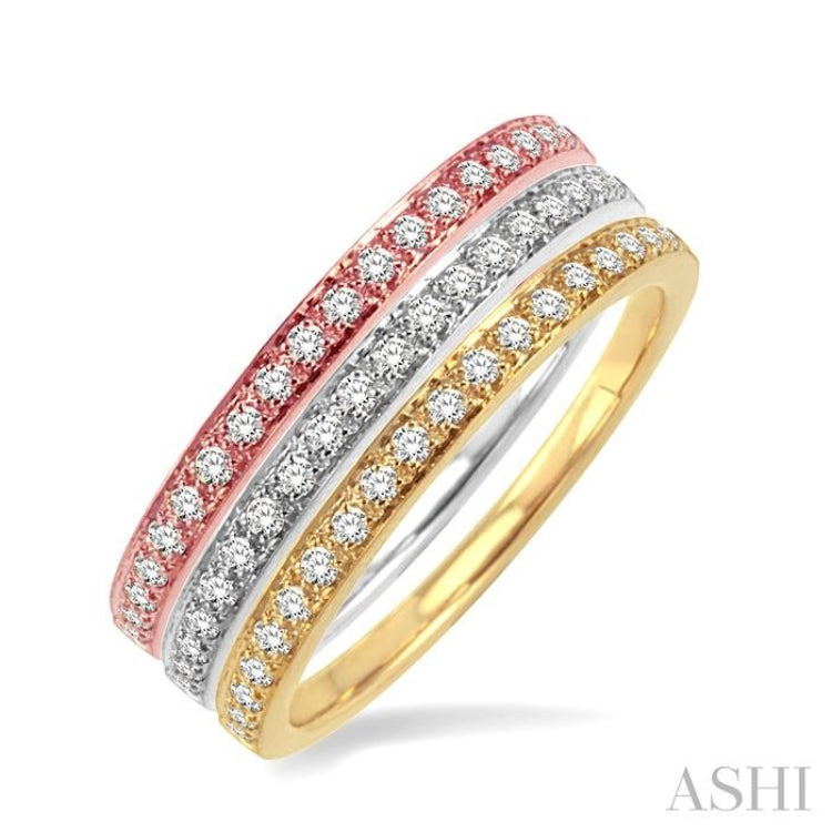 Stackable Diamond Band Set