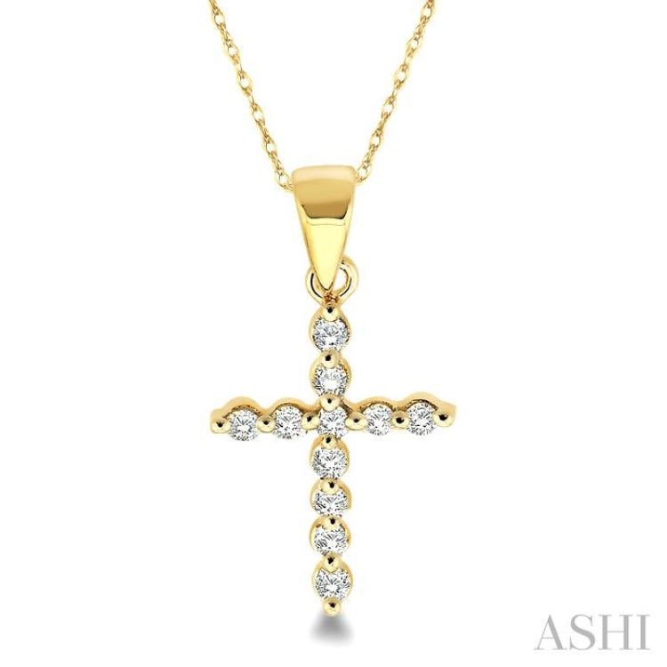 Cross Petite Diamond Pendant