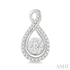 Round Shape Lovebright Diamond Earrings