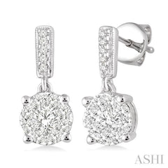 Round Shape Lovebright Essential Diamond Earrings