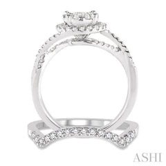 Halo Lovebright Diamond Wedding Set