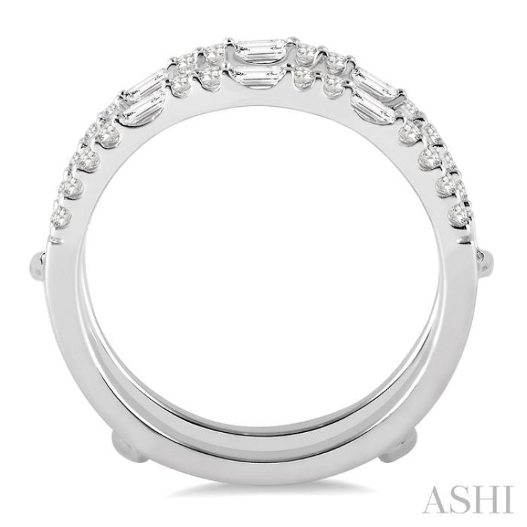 Baguette Diamond Insert Ring