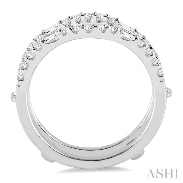 Baguette Diamond Insert Ring