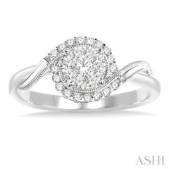 Halo Lovebright Diamond Engagement Ring