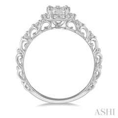 Halo Lovebright Diamond Engagement Ring