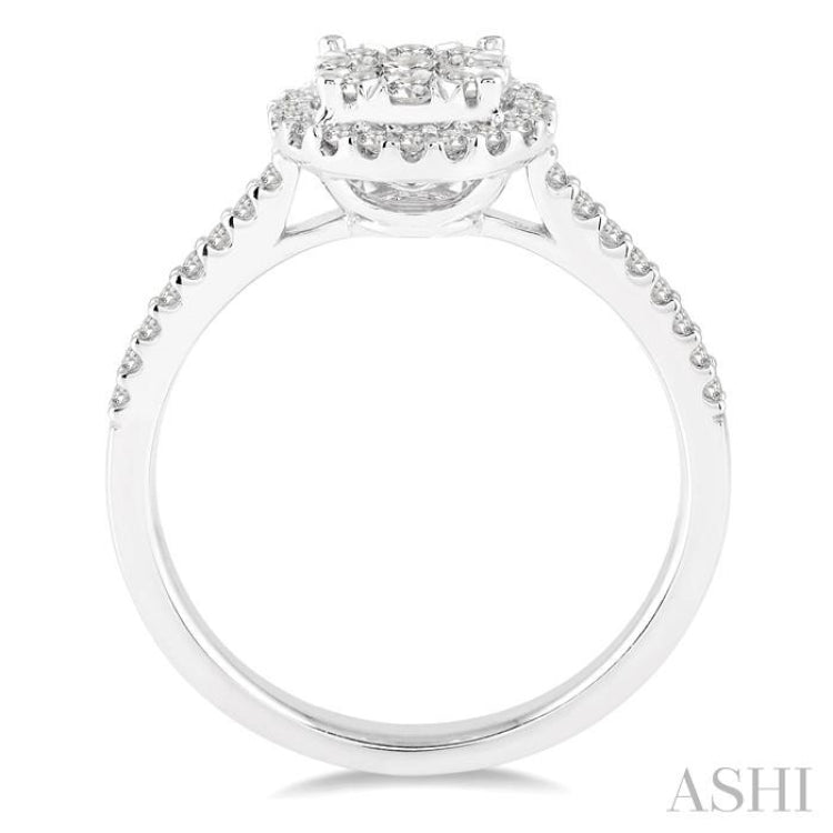 Halo Lovebright Essential Diamond Engagement Ring