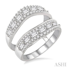 Baguette Diamond Insert Ring